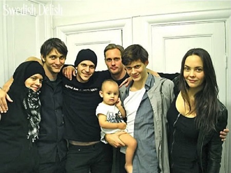 My Skarsgard's six children with their father, Stellan Skarsgard