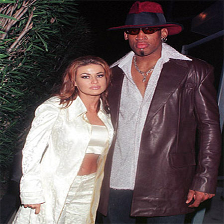  Carmen Electra with her ex-husband, Dennis Rodman 