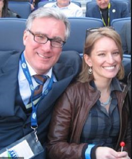 Katy Tur and her former boyfriend, Keith Olbermann