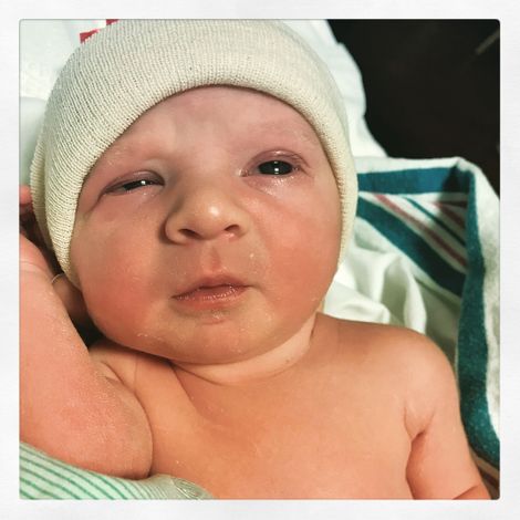 The second child of Tamara, Gibson, born in April 2018