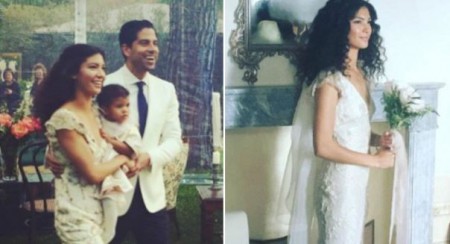 Grace Gail and Adam Rodriguez tied their wedding knot on May 2, 2016. 