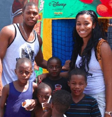 Ayahna Cornish-Lowry and Kyle Lowry on their foundation