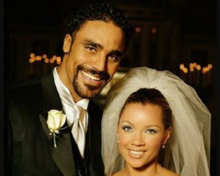 Vanessa with her second husband, Rick Fox