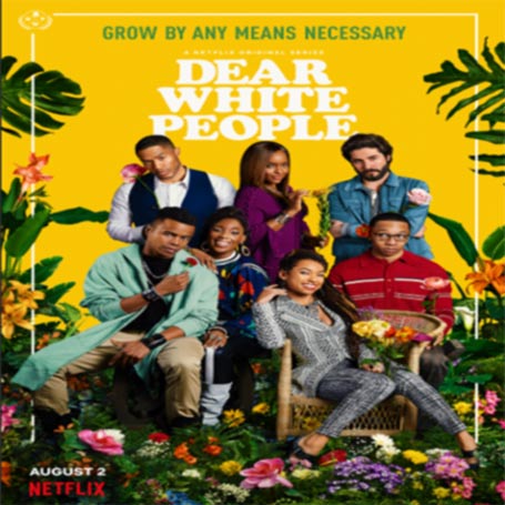 Picture: Jemar Michael in the cover of his movie Dear White people