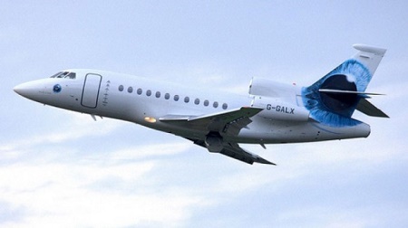 Richard Branson owns a Private Jet Falcon 900EX