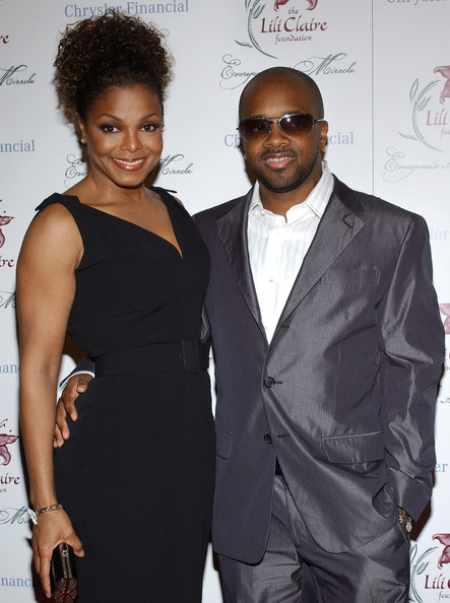 Janet Jackson with her long-time partner, Jermaine Dupri at the 9th annual Lili Claire Foundation Benefit Program on October 14, 2006 at the Beverly Hilton Hotel