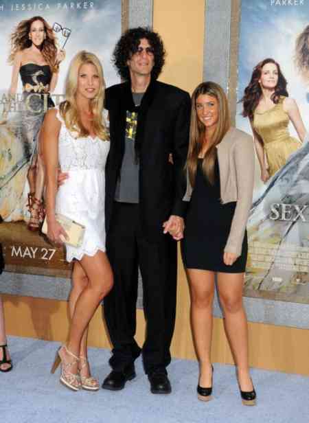 Ashley Jade Stern with her father, Howard Stern and his second wife, Beth Ostrosky