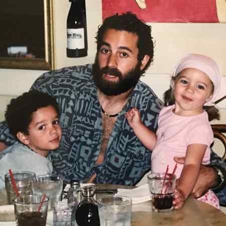 Waleed Zuaiter with his children, Laith and Nour Zuaiter