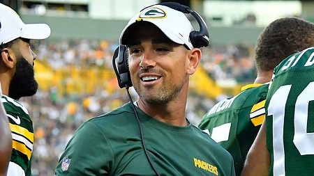 Husband, Coach Matt LaFleur  replaced Mike McCarthy as the head coach of the Packers