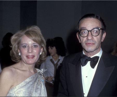 Alan Greenspan with his ex-girlfriend, Barbara Walters at the premiere of Superman