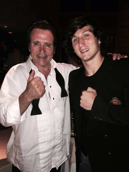 Dante Stallone with his older brother, Frank Stallone Jr.