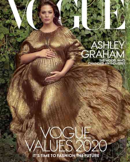 Ashley Graham appeared on the cover of Vogue
