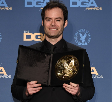 Director, Bill Hader attending DGA Awards and receiving his DGA Award for best director in comedy series