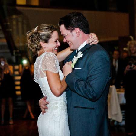 Dylan Dreyer and Brian Fichera dancing at their wedding ceremony. Know more about their wedding details?