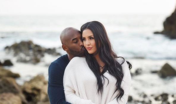 Kobe Bryant with his wife, Vanessa Laine