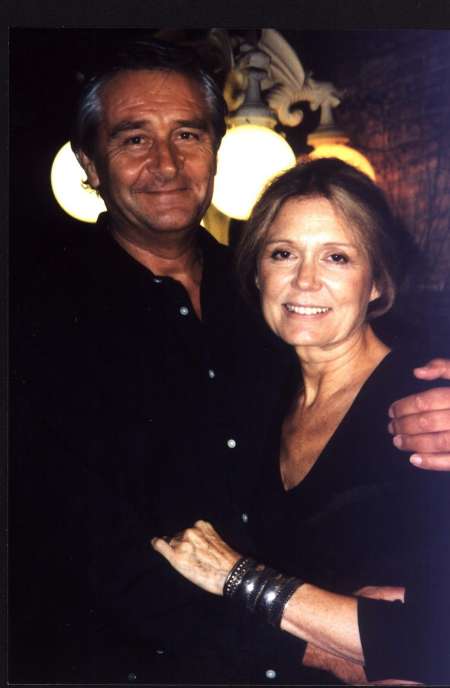 Gloria Steinem with her beloved husband, David Bale. How did the married couple met first ?