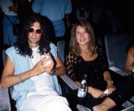 Beth Ostrosky Stern's husband, Howard Stern sitting with his first wife, Alison Berns. Find more about Beth's Marital Relationship with Howard Stern?