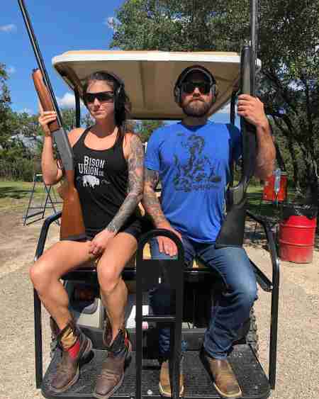Heather Lynn practicing gun shooting with her boyfriend, Logan Stark. Know more about their dating life?