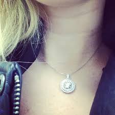 Rachel's wedding ring as necklace