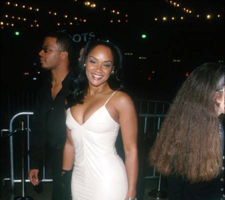 Arnelle Simpson arrived at the Best Man premiere 