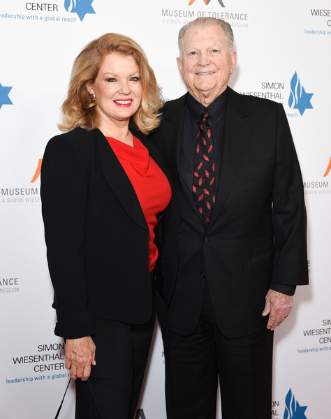 Mary Hart and Burt Sugarman attended the museum of tolerance