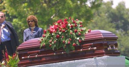 Julie Ansara's husband, Matthew Ansara's funeral was held in Hollywood, California