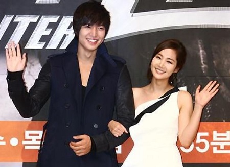 Park Min-young and her City Hunters co-actor Lee Min-ho dated briefly back in 2011.