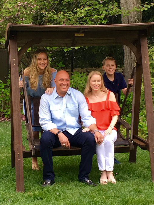 Ex-husband Steve Wilkos with his two children and wife, enjoying a happy married life.