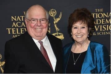 Verne Lundquist and wife, Nancy webb