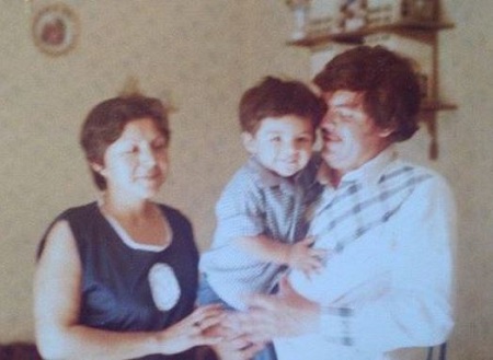 Late. Esther P. Mendez pictured with her husband Jesus Inglesias and son Gabriel Inglesias.