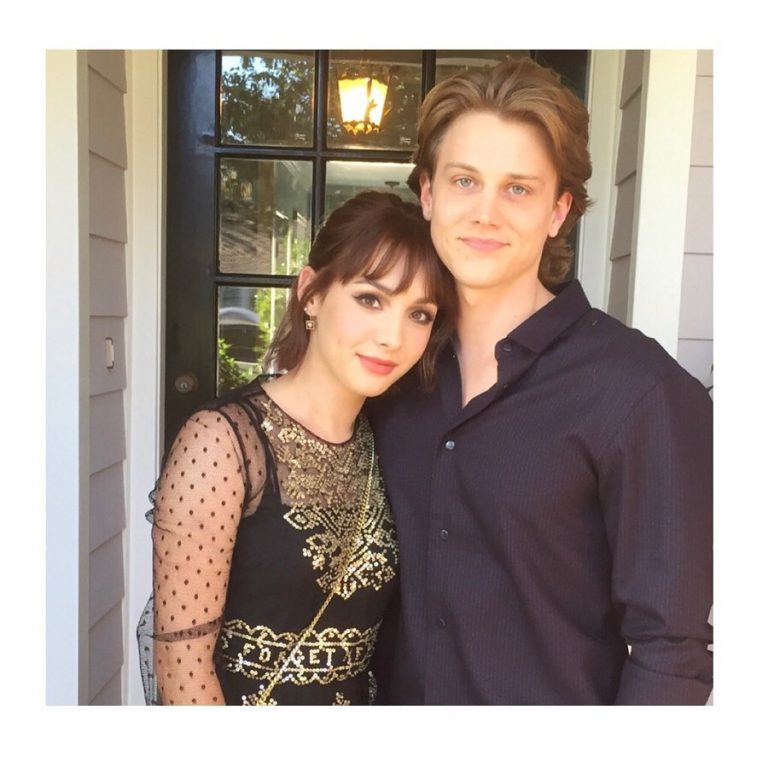 Alex Saxon with his beautiful girlfriend Hannah Marks, attending an event together.