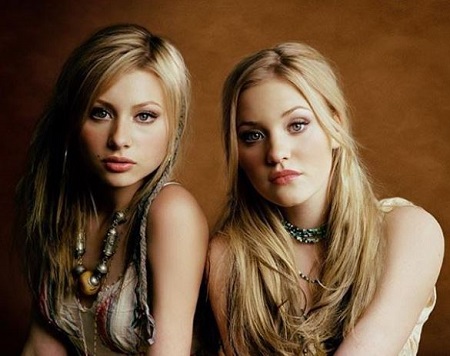The Michalka sisters AJ Michalka and Aly Michalka are the founders of the pop band named Aly & AJ, 78violet.