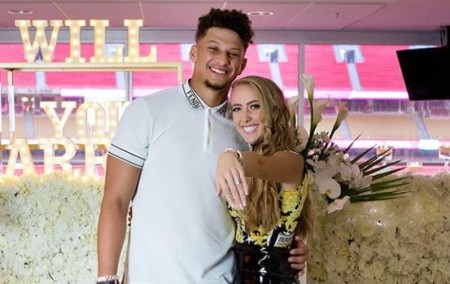 Patrick Mahomes and Brittany Matthews began dating since their high school.
