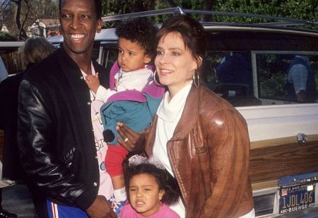 Dorian, his wife, Nancy with their kids.