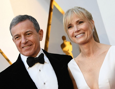 Kate Iger's Father Robert Iger With His Second Wife, Willow Bay