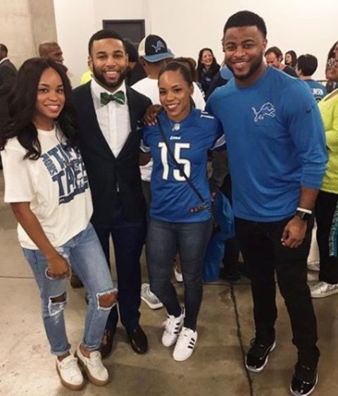 Breanna Tate with her three siblings.