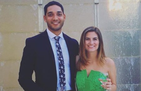 Kaitlan Collins with her fiance, Will Douglas.