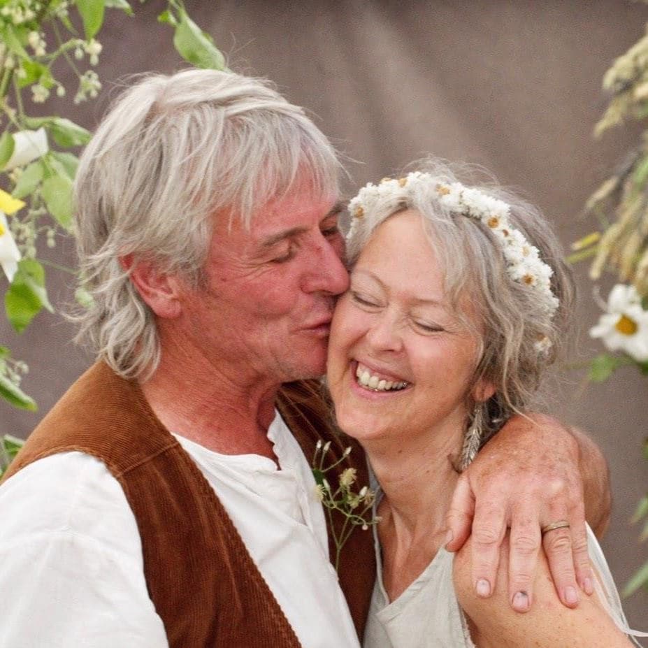Brigit Strawbridge with her husband Rob Howard, living a happy married life