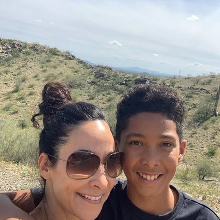 Angela Nazario Along With Her 12 Years Old Son, Devin Nazario Fitzgerald On Trip