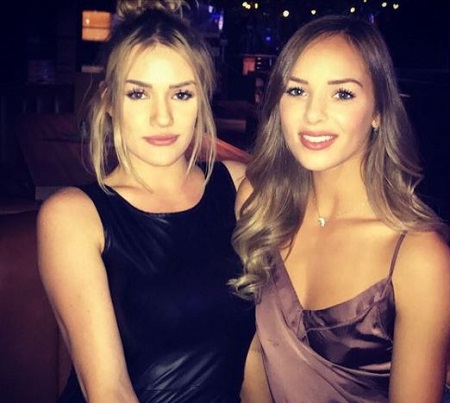Kelsey Henson (right) pictured with her younger sister James (left).