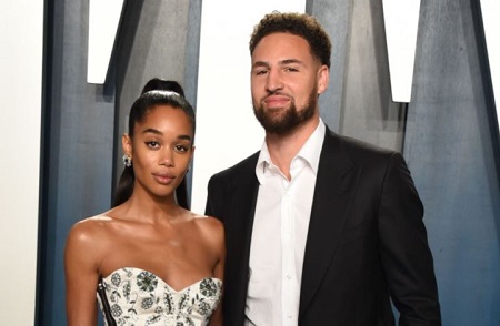  Laura Harrier dated a professional basketball player Klay Thompson from 2018 to 2020.