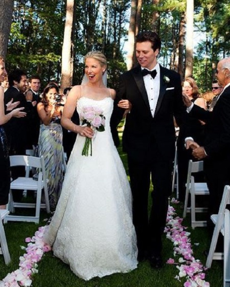 The Hollywood couple Ali Larter & Hayes MacArthur tied the wedding knot on August 1, 2009.
