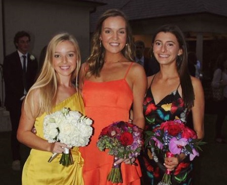  Jordan Ashley Aikman (middle) with her friends Ashley Owens (left) and Lily Grace (right).