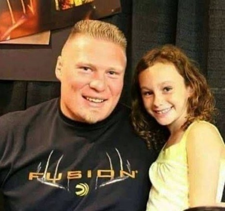 Mya Lynn Lesnar's Childhood Picture With Her Dad, Brock Lesnar