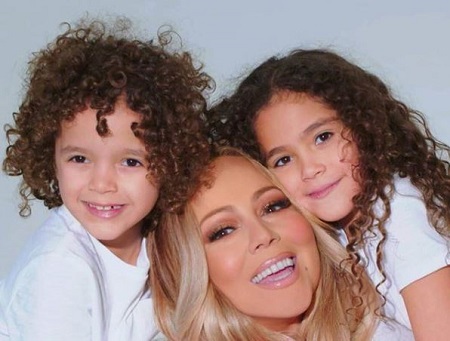 Monroe Cannon, Moroccan Scott Cannon and Mariah Carey