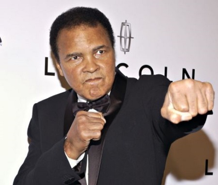 The professional boxer Muhamad Ali 'The Greatest' died on June 3, 2016, at the age of 74.