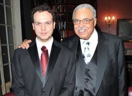 Flynn Earl Jones is the son of legendary American actor James Earl Jones (right).