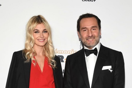 The French model Alizee Guinochet and the French actor Gilles Lellouche attended the 2018 Cesar Film Award function.