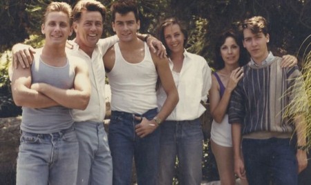 Ramon Estevez and his family.