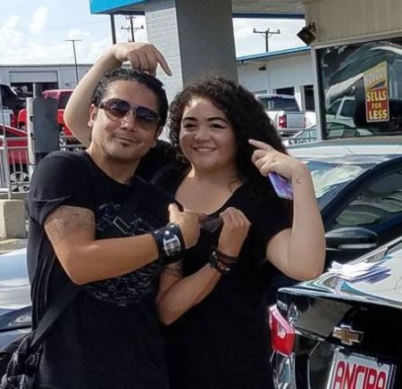 Chris Perez and his beloved daughter Cassie Perez.'